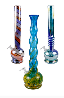 Soft Glass Water Pipe 18 inch