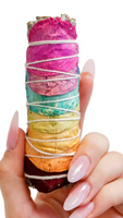 7 Chakra White Sage Smudge  3 inch
