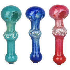 Galactic Center Micro-Frit Glass Spoon Pipe 5.5"