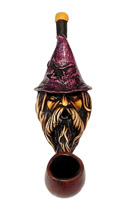 Hand Pipe Hand Crafted Small Wizard