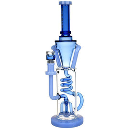 Pulsar Twister Glass Recycler Water Pipe 14.5"