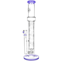 Pulsar Double Wall Perc Tube Water Pipe 16.75"