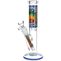 Lofty Visions Straight Tube Glass Water Pipe 10"