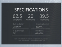 Lookah Guitar 510 Vape Battery