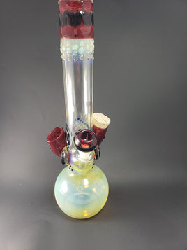 Water Pipe - Red with Black Accents