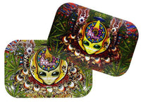 Metal Rolling Tray Eye Candy Magnetic 3D Lid
