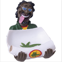 Ashtray Jamaican Polyresin