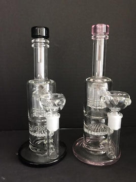 Water Pipe - Glass Heavy Honeycomb 9.5"