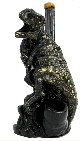 Hand Pipe Hand Crafted Medium T-Rex
