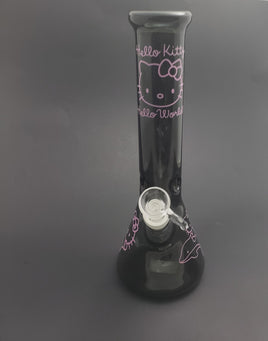 Water Pipe - Glass Beaker Hello Kitty Medium