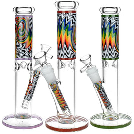 Lofty Visions Straight Tube Glass Water Pipe 10"
