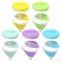 White Rhino Silicone Spinner Carb Cap and Concentrate Jar