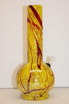 Water Pipe - Soft Glass - 12 Inch Bubble
