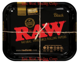 Rolling Tray Raw Large Black