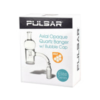 Pulsar Axial Opal Quartz Banger w/ Bubble Cap - 25mm