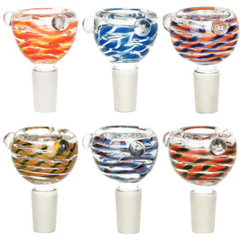 Glass on Glass Bowl Assorted Designs 14 Male