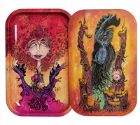 Pulsar Metal Rolling Tray w/ Lid 11"x7"