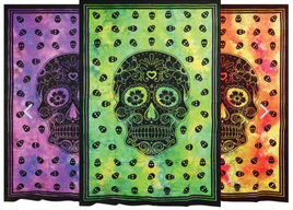 Multi Skull Tapestry 55in x 85in