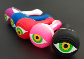 Hand Pipe 4.5" Silicone Eye