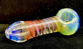 Hand Pipe 5" Glass Fumed Fritted Vortex