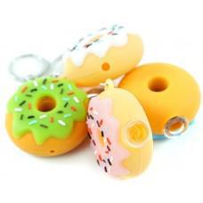 Hand Pipe - Silicone Donut Glass Bowl Keychain