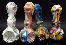 Hand Pipe Silicon - RM Colored Honeycomb 4.5 inch