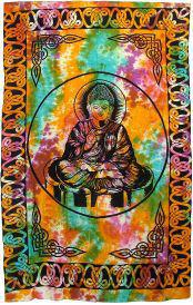 Buddha Tie Dye Tapestry 72"x108"