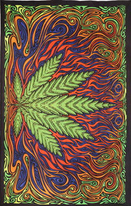 Tapestry - 3D Hot Leaf 60x90