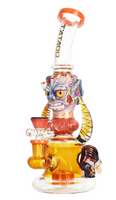 Tataoo Glass Monster Showerhead Perc Water Pipe | 10.5"