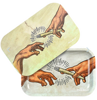 Pulsar Metal Rolling Tray w/ Lid 11"x7"