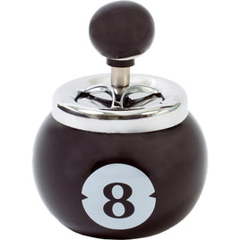 Ashtray  8 Ball Ceramic Spinner