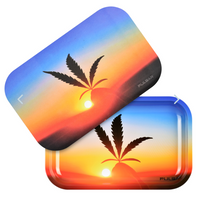 Pulsar Metal Rolling Tray w/ Lid 11"x7"