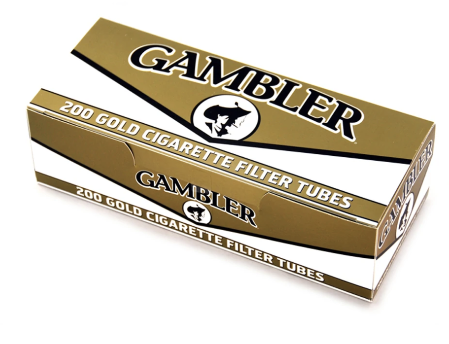 Gambler Tube Cut Silver Cigarette Tubes