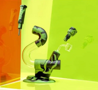 Ooze Swerve Silicone Water Pipe, Dab Rig & Dab Straw