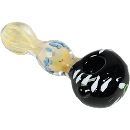 5" Black Join Dot Glass Pipe