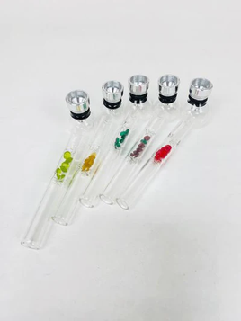 4" Clear Steamroller Traveler Hand Pipe