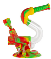 Ooze Swerve Silicone Water Pipe, Dab Rig & Dab Straw