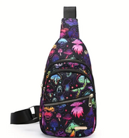 Printed Crossbody Bag Backpack