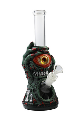 10.5" Glass and Silicone Water Pipe