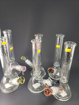 DIESEL  Water Pipe  Glass Beaker w/ Matching Downstem & Bowl