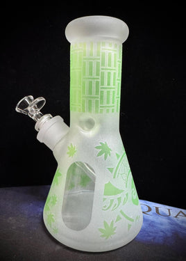 Beaker King Soft Glass Water Pipe 8"