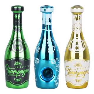 *Dabtized Champagne Pipe'n Glass Hand Pipe 5