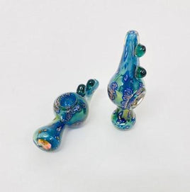 4.5" Metallic Gold Double Hand Pipe