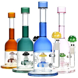 Pulsar Mushroom Drip Glass Water Pipe