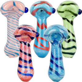 Bold Striation Spoon Pipe 3.5"