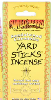 Wild berry Incense Yard Sticks Pack