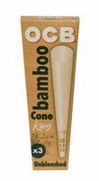 OCB Bamboo King Unbleached Cones