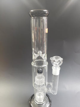 Water Pipe - Glass 2 Stage with Ice Catcher