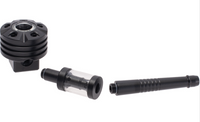 Black Turbine-style Metal Pipe with Build-in Filter