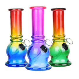 Mini Bell Ombre Glass Water Pipe 5.75"